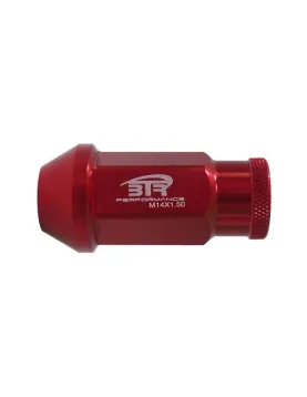 PORCAS DE RODA 14X1.5 L52 ALUMINIO VERMELHO (JOGO 20)