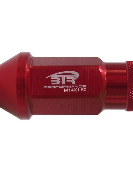 PORCAS DE RODA 14X1.5 L52 ALUMINIO VERMELHO (JOGO 20)