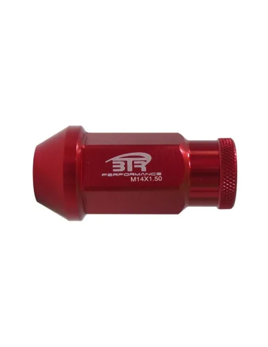 PORCAS DE RODA 14X1.5 L52 ALUMINIO VERMELHO (JOGO 20)
