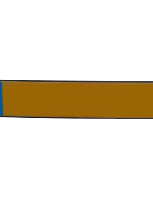 MATRICULA ACRILICA AMARELA