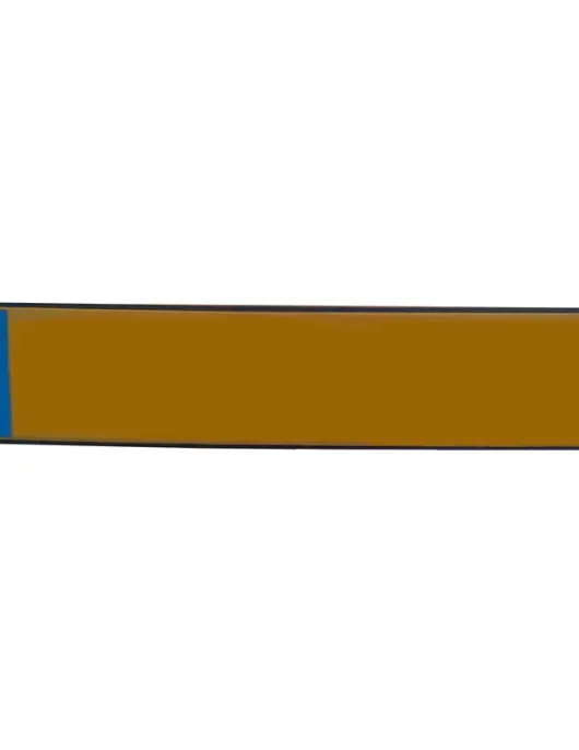 MATRICULA ACRILICA AMARELA