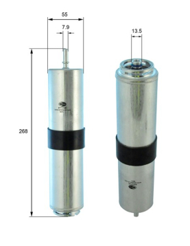 FILTRO DE GASOLEO = FP6147 ADB112309 (BREMSI)