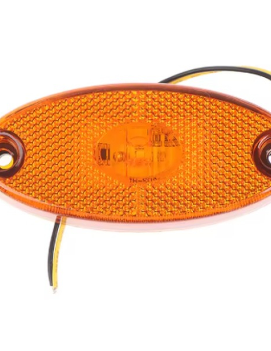 FAROLIM LATERAL DE LED 12V 24V  LARANJA