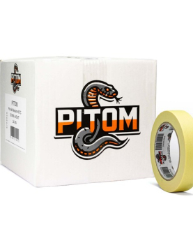 FITA ISOLADORA 1" 24mm DE PAPEL 60ºC 1"X45Mtr (PITOM)