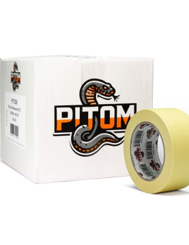 FITA ISOLADORA 2" 48mm DE PAPEL 60ºC X45Mtr (PITOM)