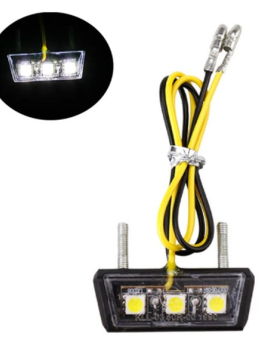 FAROLIM DE MATRICULA LED 12V MOTA