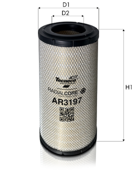 FILTRO DE AR KOMATSU = S7B29A P532966 46744 (MANN FILTER)