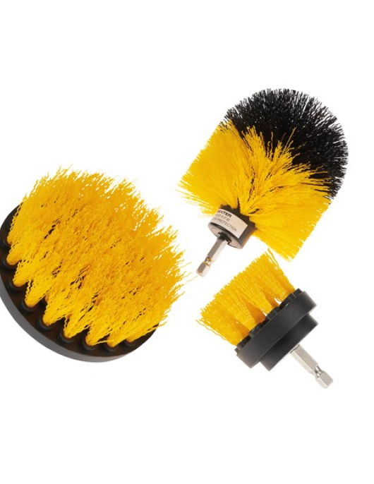 CONJUNTO DE 3 ESCOVAS DE LIMPEZA PARA BERBEQUIM