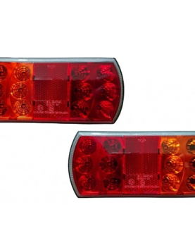 FAROLINS DE REBOQUE LED 12/24 V FAZ TUDO RETANGULARES (PAR) (BTR)