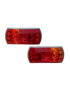 FAROLINS DE REBOQUE LED 12/24 V FAZ TUDO RETANGULARES (PAR) (BTR)