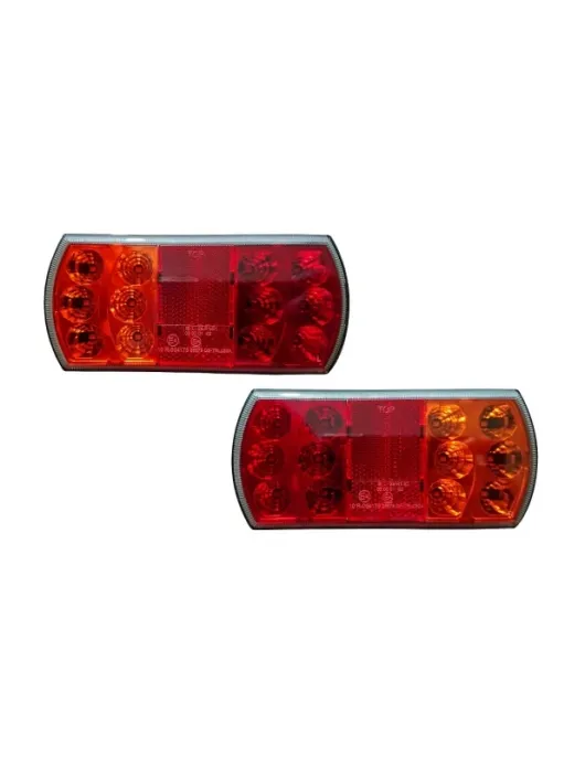 FAROLINS DE REBOQUE LED 12/24 V FAZ TUDO RETANGULARES (PAR) (BTR)