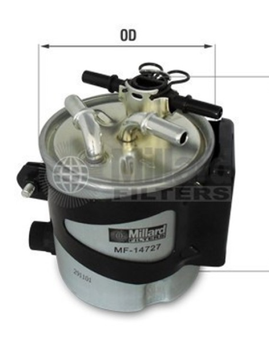 FILTRO DE GASOLEO = FP5877 ADBP230036 (MILLARD)