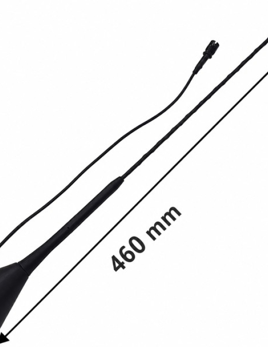 ANTENA TEJADILHO AMPLIFICADA COM FICHA VAG