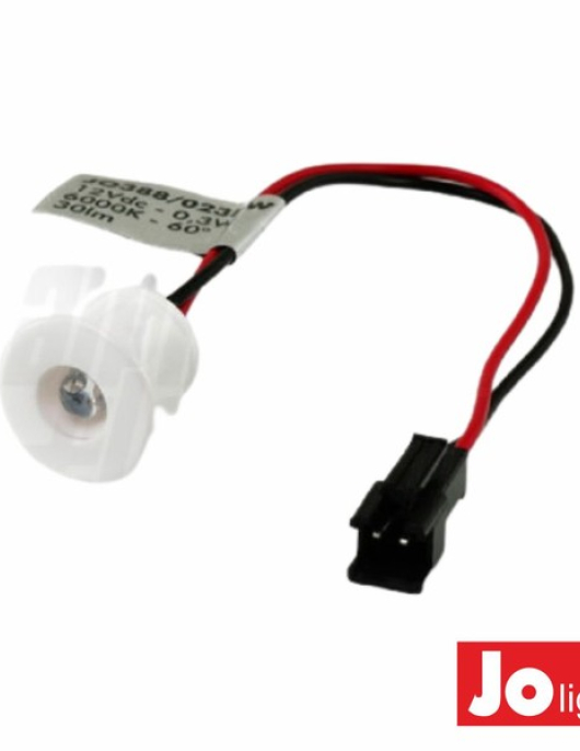 FOCO LED 12V 18mm PARA IMBUTIR BRANCO FRIO