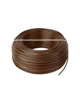FIO ELETRICO MULTIFILAR 1mm CASTANHO (METRO)