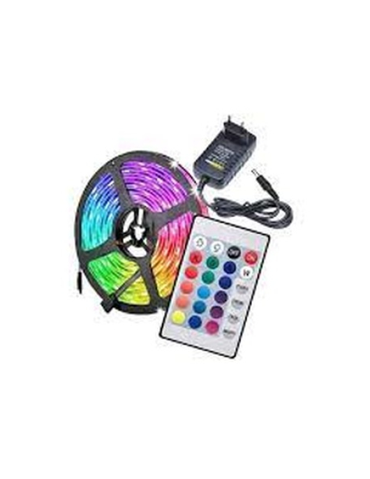 FITA DE LEDS RGB IP65 5M 12V COM COMANDO