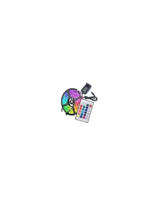 FITA DE LEDS RGB IP65 5M 12V COM COMANDO