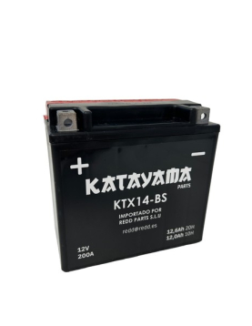 BATERIA DE MOTA = YTX14-BS C/ SIGOU INCLUIDO (KATAYAMA)