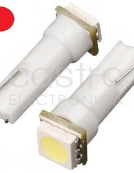 Lampadas 1 LED SMD 12V T05 - Vermelho