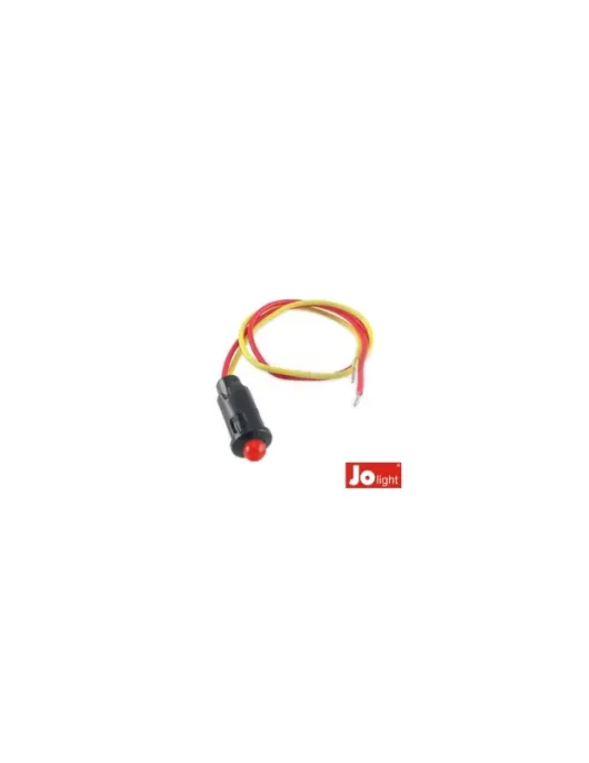 AVISADOR LED VERMELHO 12V C/ CABO (UNIDADE)