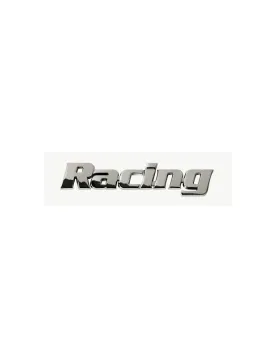 EMBLEMA RACING CROMADO