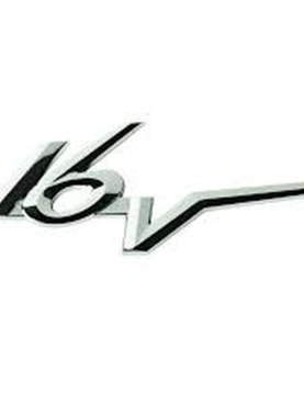 EMBELEMA CROMADO 16V