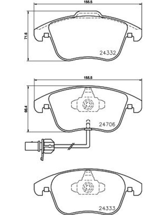 PASTILHAS = MDB2952 MDB2973 (MOTAQUIP)