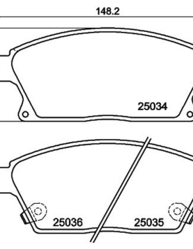 PASTILHAS DE TRAVAO = MDB3089 ADG042122 (MOTAQUIP)