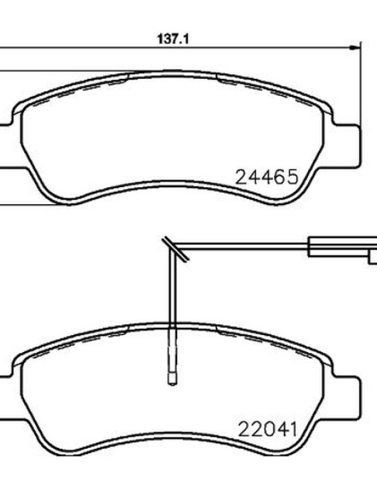 PASTILHAS TRAVAO = MDB3766 ADP154211 (MOTAQUIP)