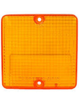 VIDRO DE FAROLIM QUADRADO LARANJA CANTER