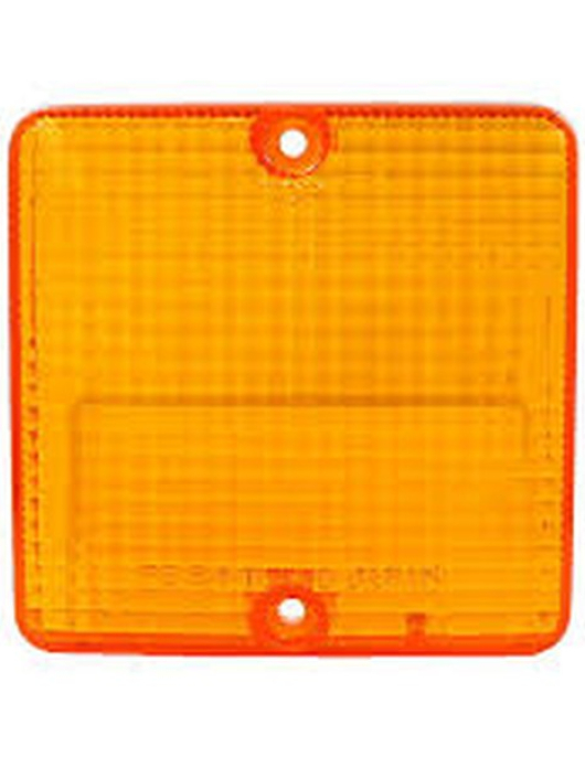 VIDRO DE FAROLIM QUADRADO LARANJA CANTER
