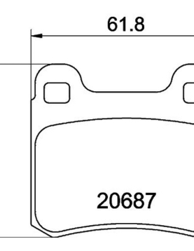 PASTILHAS DE TRAVAO = MDB1222 MDB1560 ADU174268 (MEYLE)