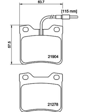 PASTILHAS DE TRAVAO = MDB1855 MDB1834 MDB1442 (MEYLE)