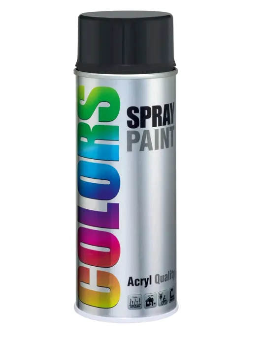 SPRAY RAL 9005 PRETO 400ml (MOTIP)