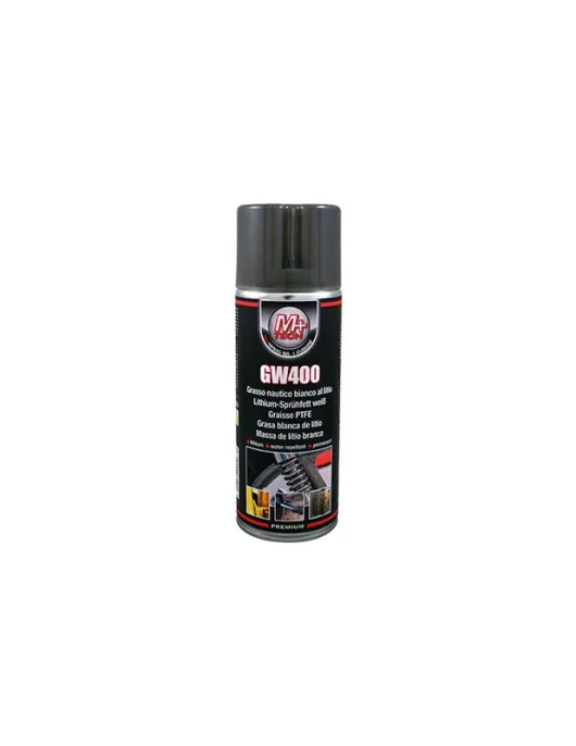 SPRAY DE MASSA LUBRIFICANTE BRANCA 400ml (M+)