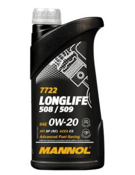 OLEO MANNOL 0W20 LONGLIFE 508/509 1Ltr