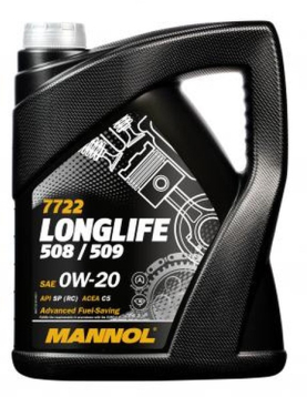 OLEO MANNOL 0W20 LONGLIFE 508/509 5Ltr