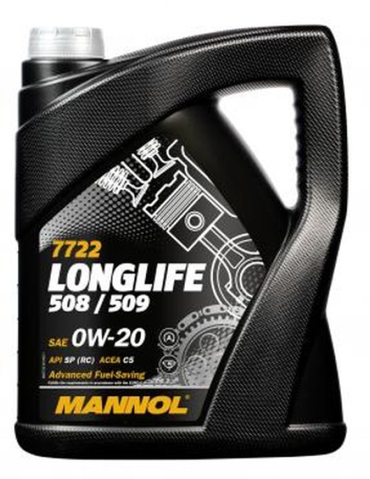 OLEO MANNOL 0W20 LONGLIFE 508/509 5Ltr