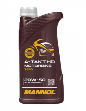 OLEO 20W50 MOTORBIKE 4-TAKT HD 1Ltr (MANNOL)