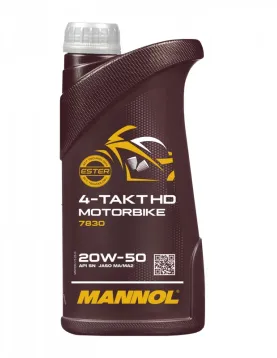 OLEO 20W50 MOTORBIKE 4-TAKT HD 1Ltr (MANNOL)