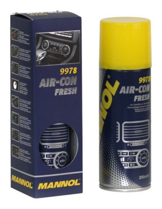 SPRAY DE LIMPESA E DESINFEÇAO AR CONDICIONADO (MANNOL)