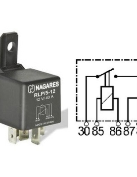 RELE 5 LIGAÇOES 12V 40A (MAHLE)