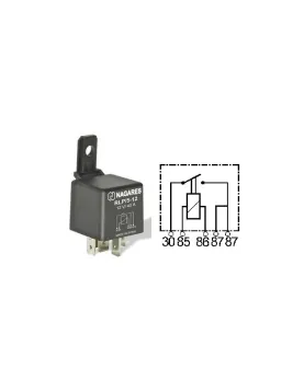 RELE 5 LIGAÇOES 12V 40A (MAHLE)