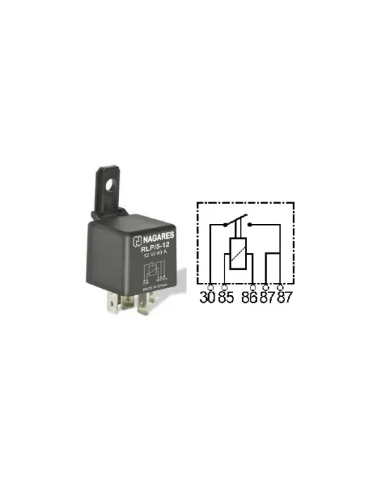 RELE 5 LIGAÇOES 12V 40A (MAHLE)