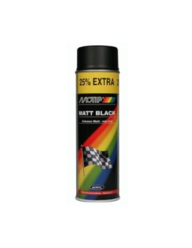SPRAY PRETO MEIO BRILHO ACRILICO 500ml (MOTIP)