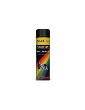 SPRAY PRETO MEIO BRILHO ACRILICO 500ml (MOTIP)