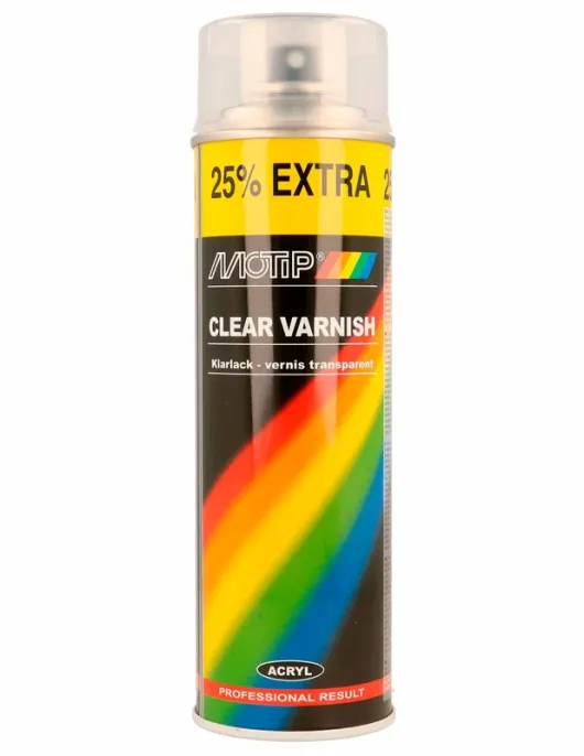 SPRAY VERNIZ ACRILICO 500ml (MOTIP)
