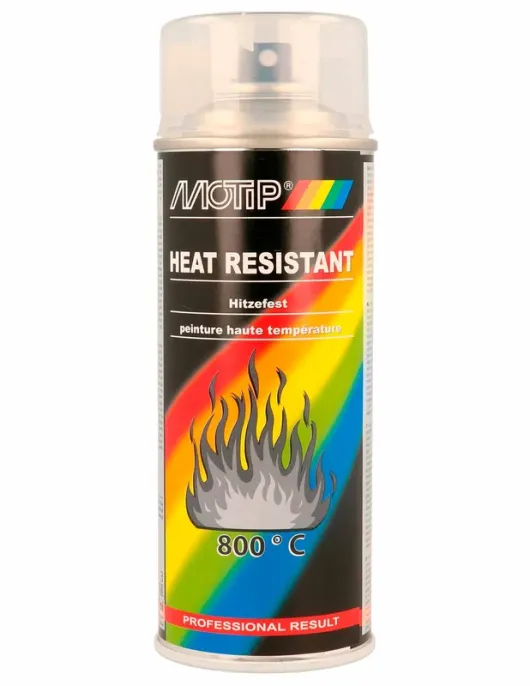 SPRAY DE VERNIZ ALTA TEMPERATURA 800ºC 400ml (MOTIP)