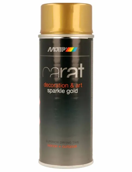 SPRAY DE TINTA OURO NOVO 400ml (MOTIP)