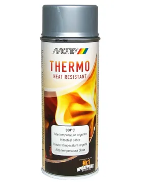 SPRAY DE ALTA TEMPERATURA PRATA 800º 400ml (MOTIP)